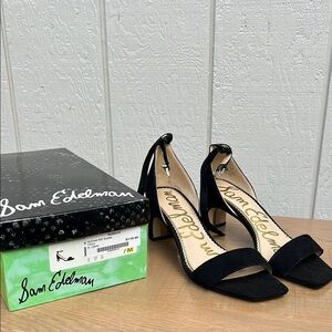 Sam Edelman Black Heels Elegant Design